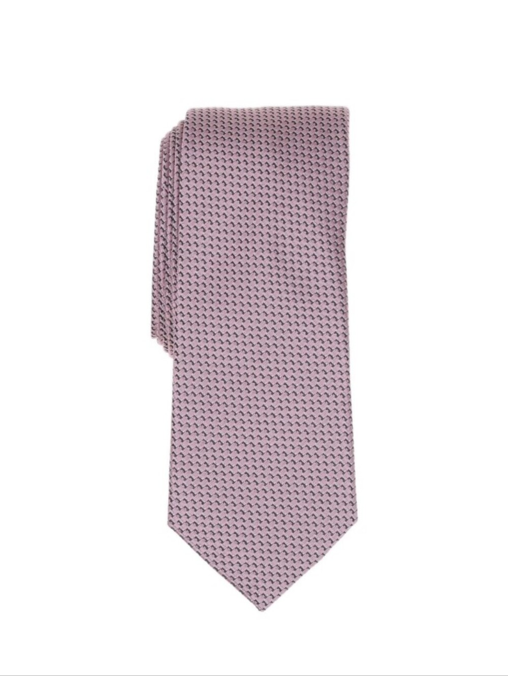 Original Penguin Pink Geometric Print Merdine Micro Tie
